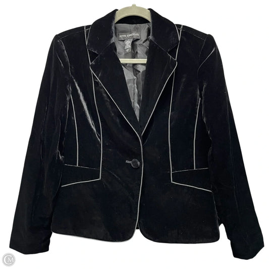 Blazer By Petite Sophisticate In Black, Size: 4