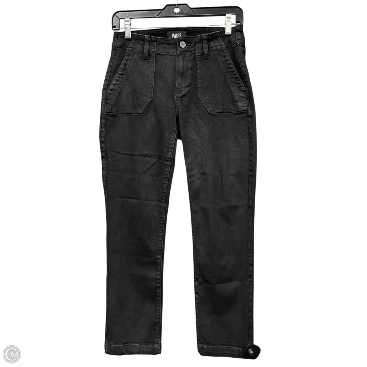 Jeans Skinny By Paige In Black, Size: 0