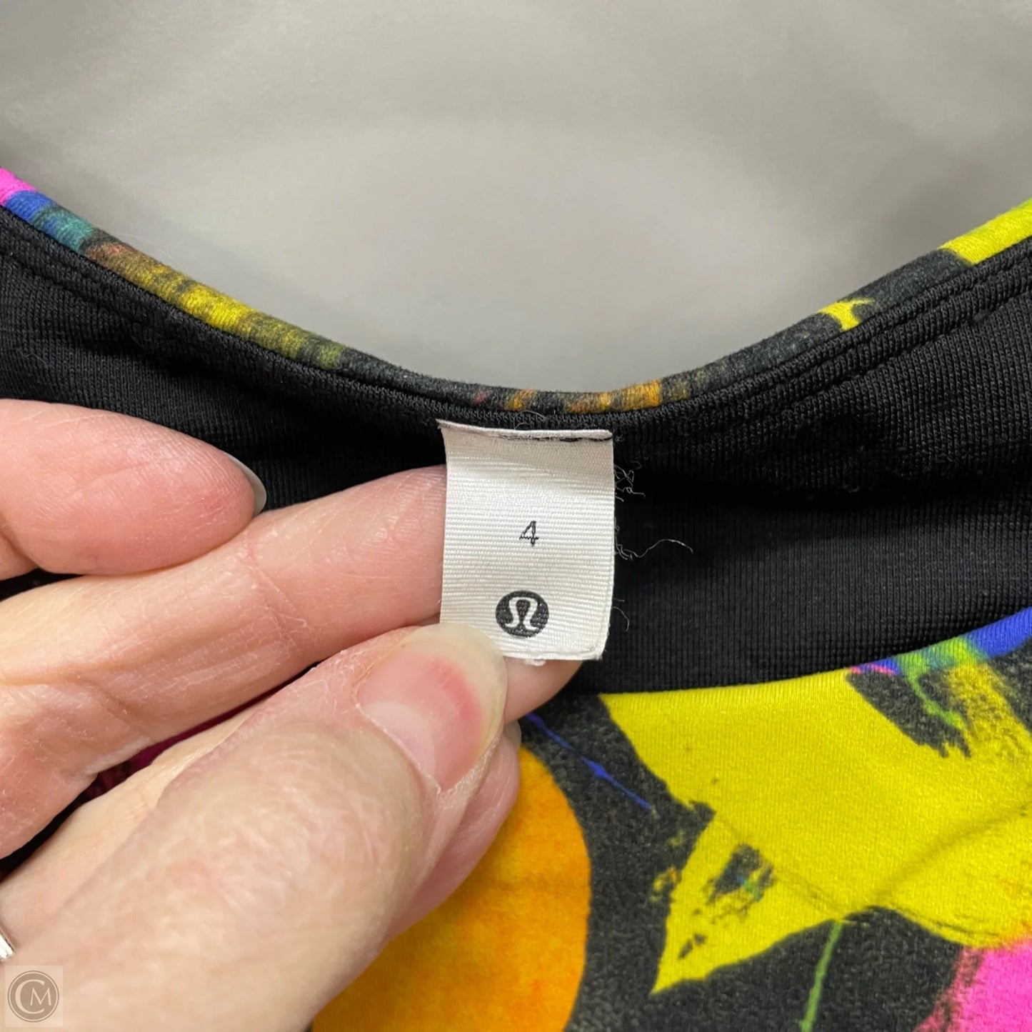 Athletic Bra By Lululemon In Multi-colored, Size: 4