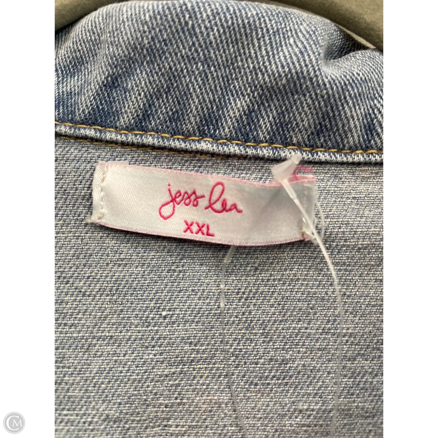 Vest Other By Jess Lea In Blue Denim, Size: Xxl