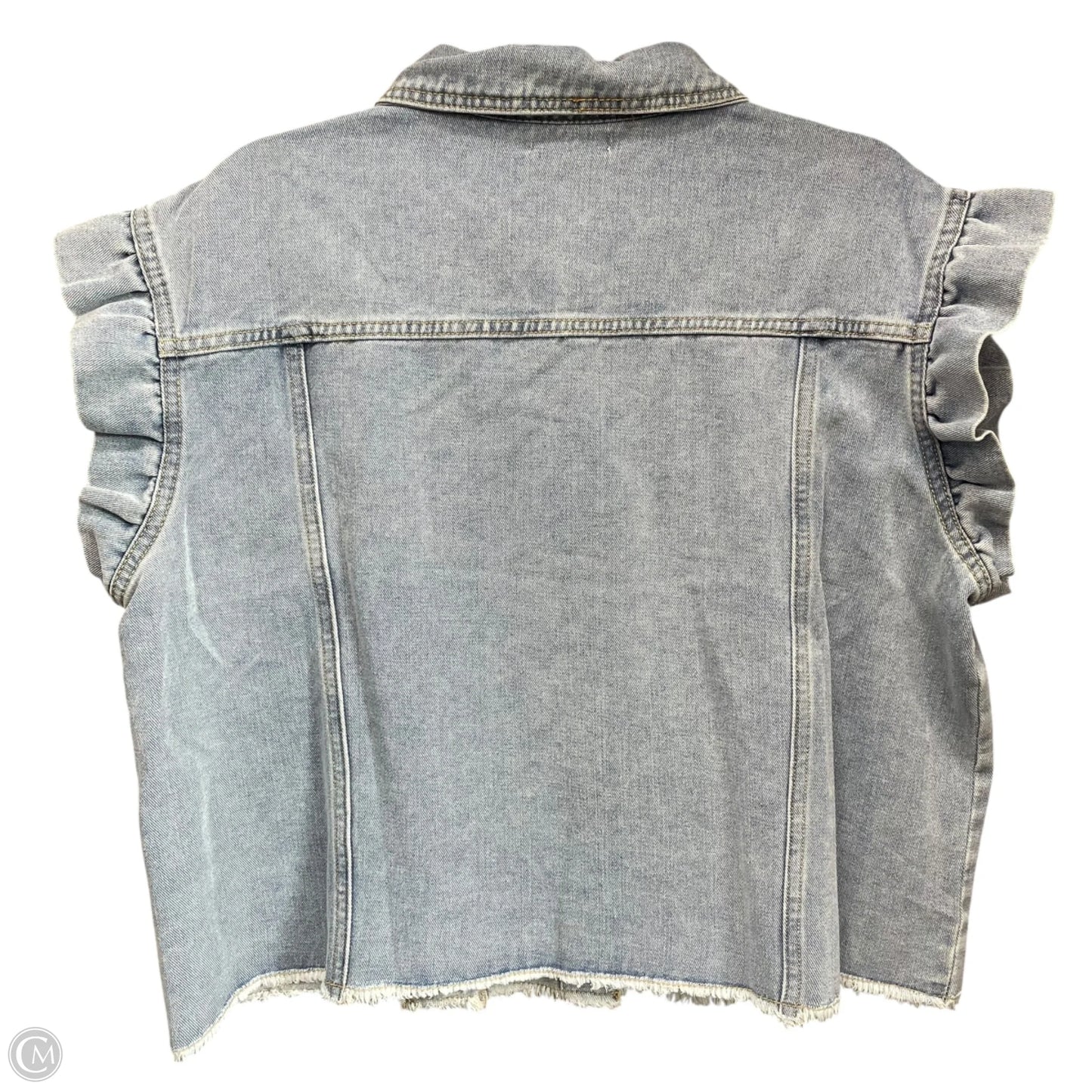 Vest Other By Jess Lea In Blue Denim, Size: Xxl