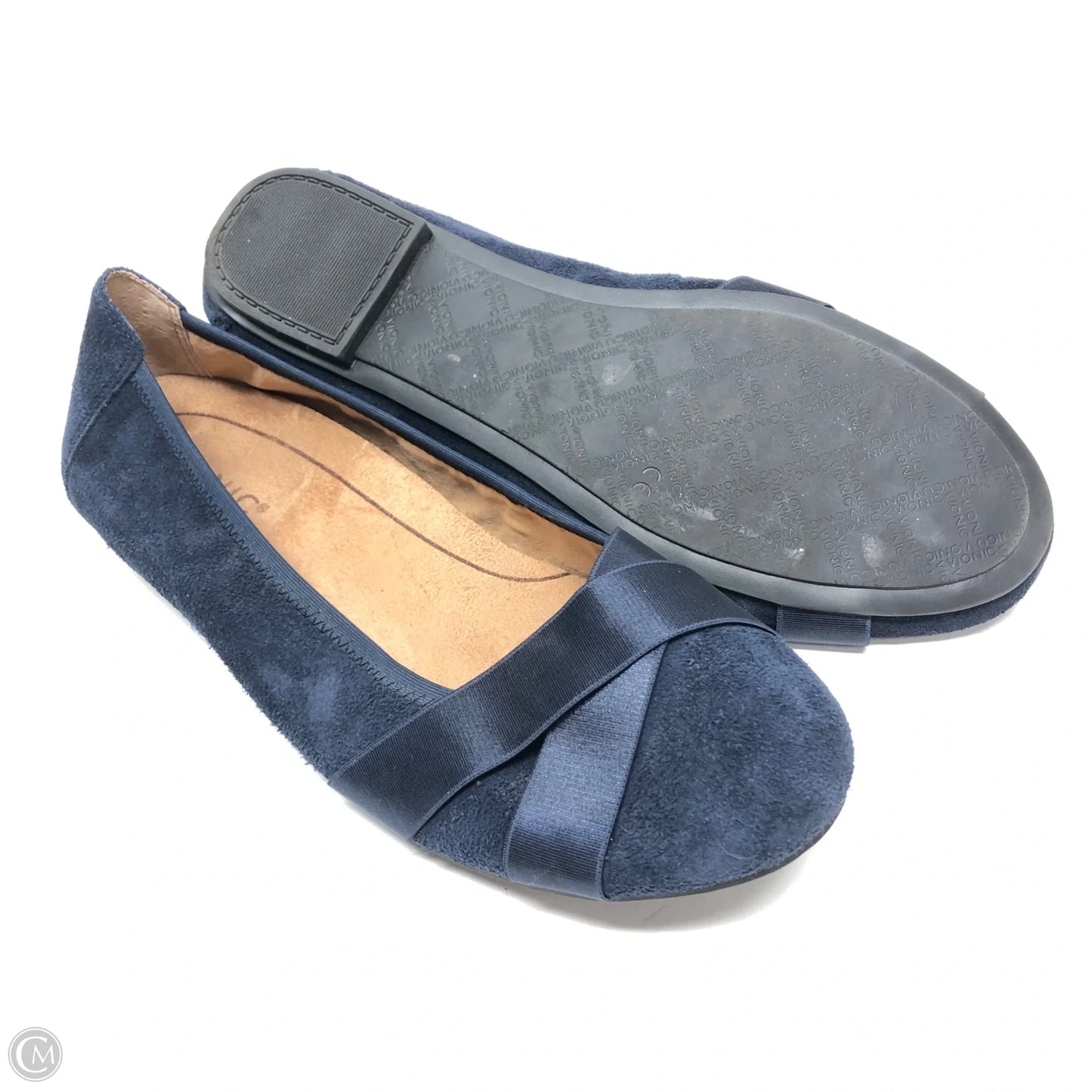 Shoes Flats By Vionic In Navy, Size: 10