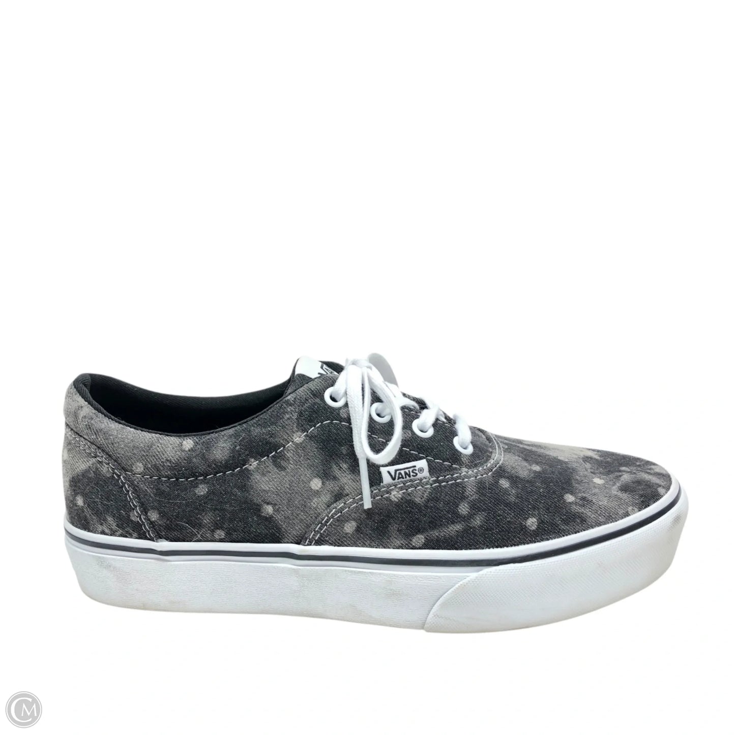 Shoes Sneakers By Vans In Grey & White, Size: 11