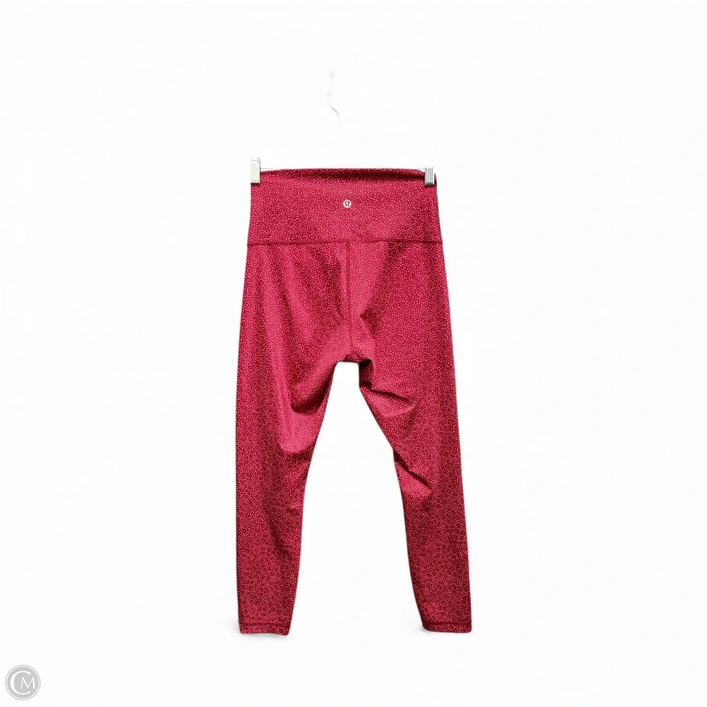 Athletic Leggings By Lululemon In Red, Size: 6