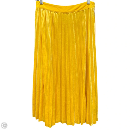 Skirt Midi By Just In Yellow, Size: S