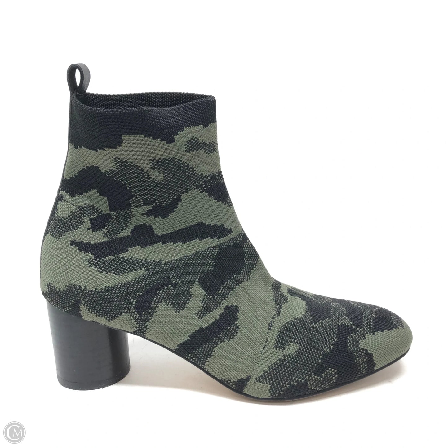 Boots Ankle Heels By Sanctuary In Black & Green, Size: 8