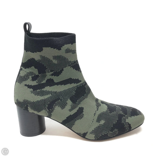 Boots Ankle Heels By Sanctuary In Black & Green, Size: 8