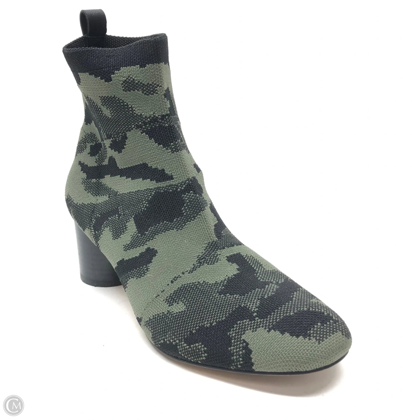Boots Ankle Heels By Sanctuary In Black & Green, Size: 8