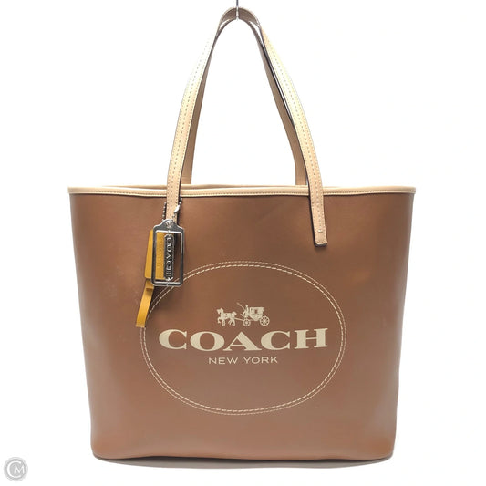 Tote Designer By Coach, Size: Large