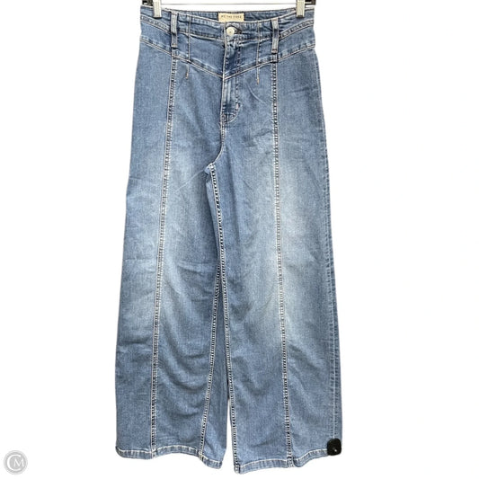 Jeans Wide Leg By We The Free In Blue Denim, Size: 6