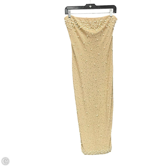 Dress Party Midi By Cmc In Gold, Size: L