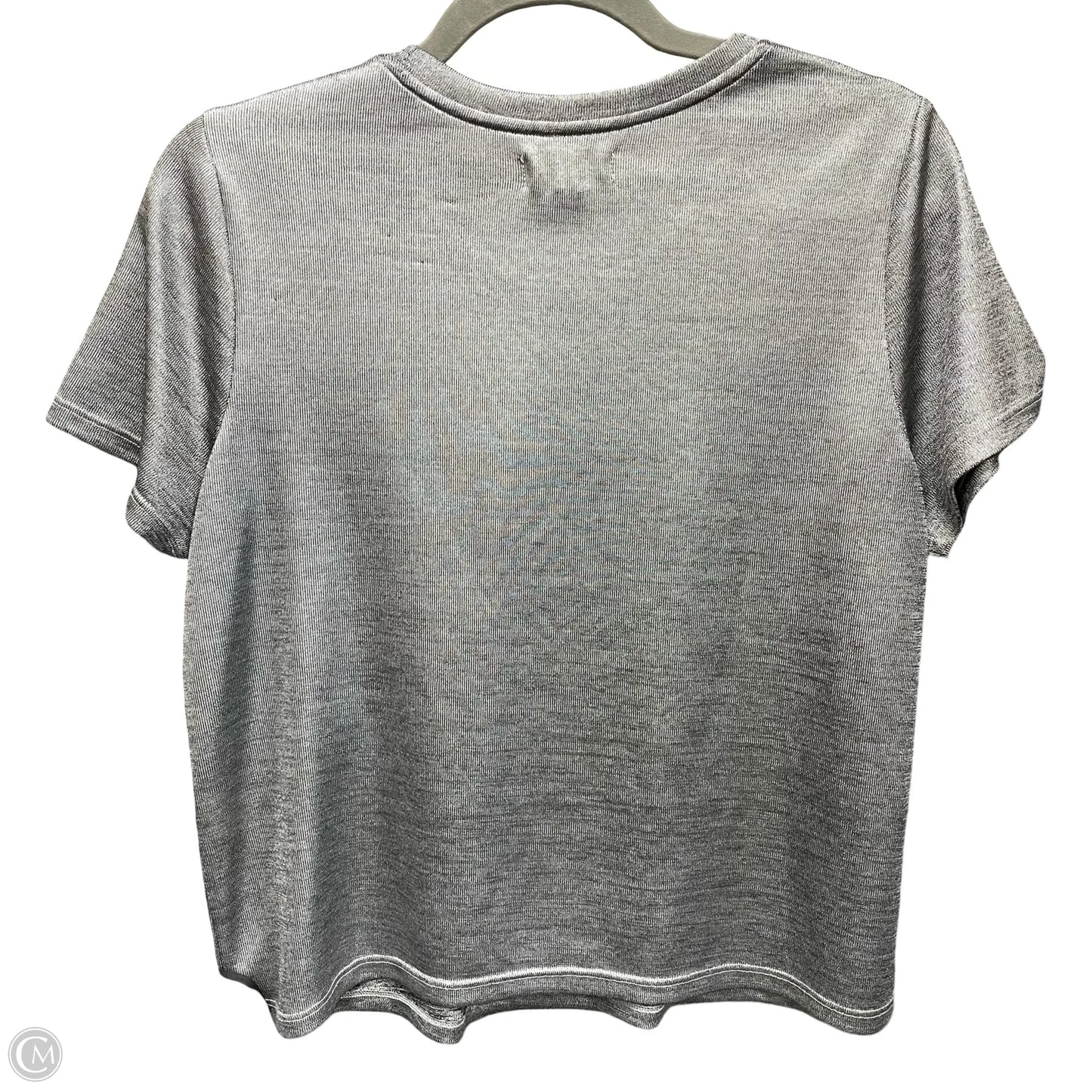 Top Short Sleeve Basic By Porridge In Silver, Size: M