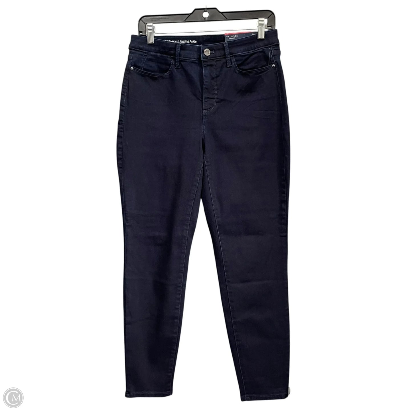 Jeans Skinny By Talbots In Blue Denim, Size: 8p