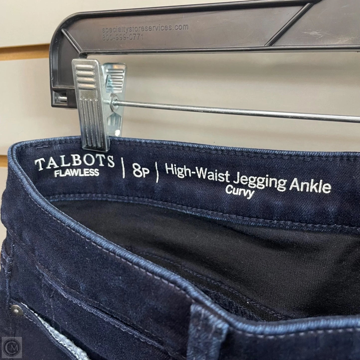 Jeans Skinny By Talbots In Blue Denim, Size: 8p