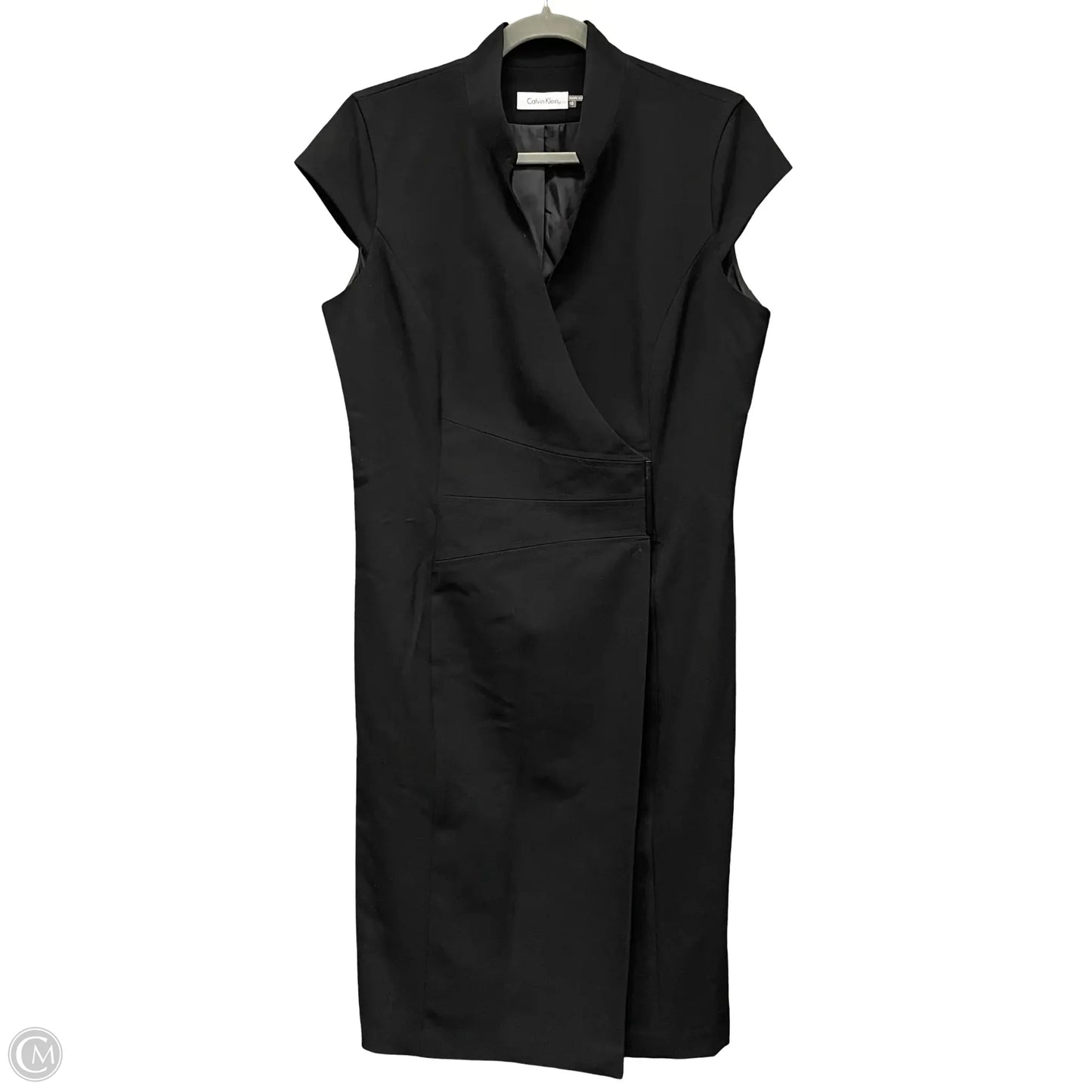 Dress Work By Calvin Klein In Black, Size: 10