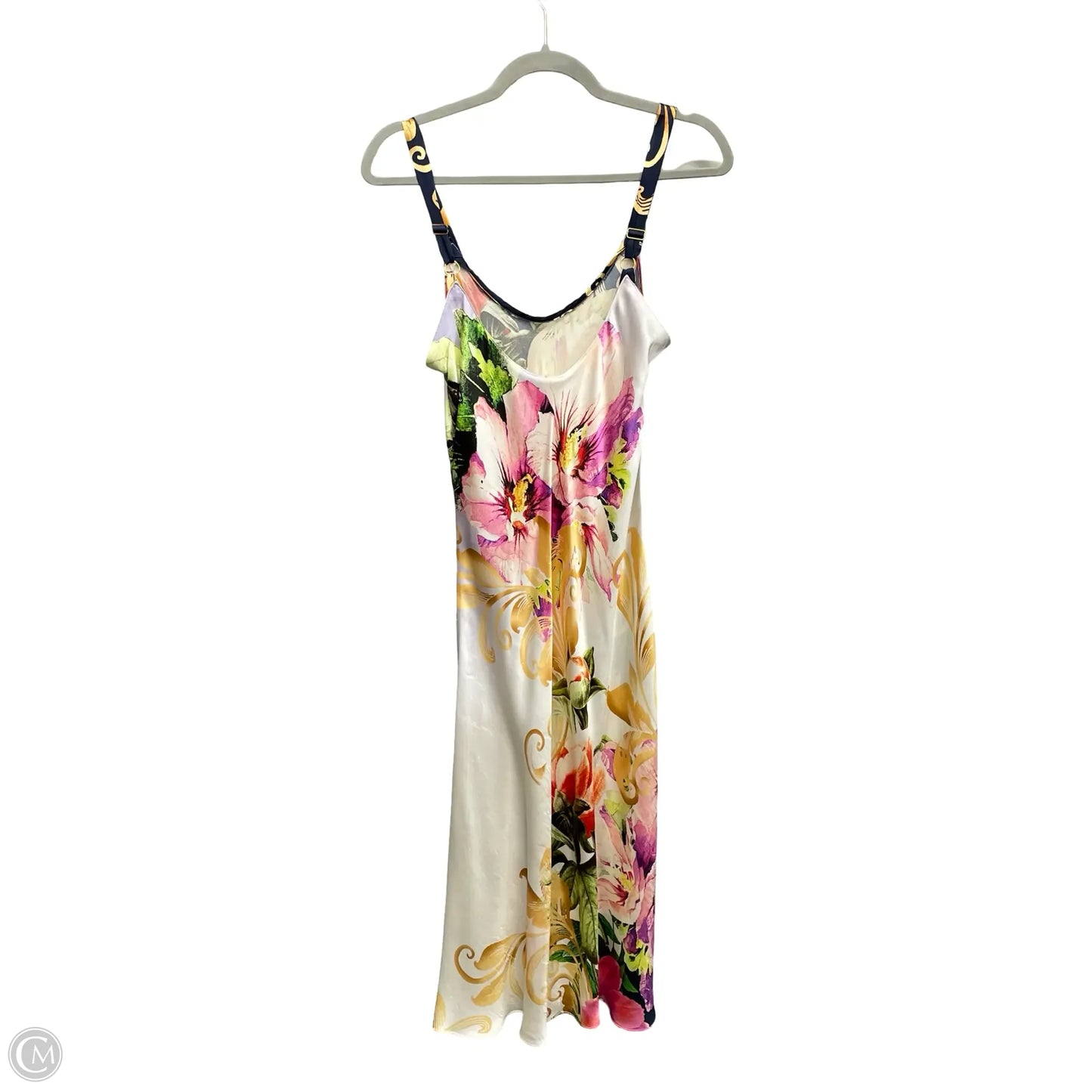 Dress Casual Midi By Clothes Mentor In Floral Print, Size: M