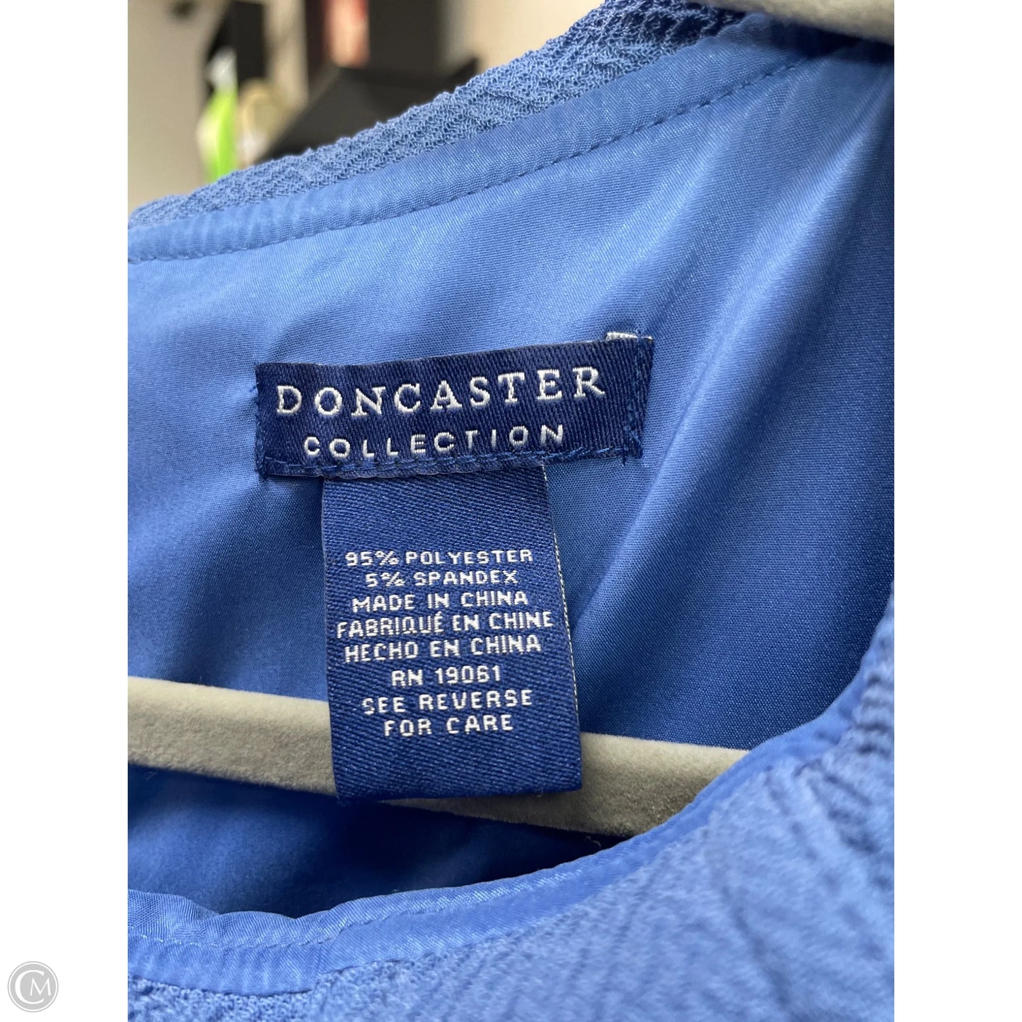 Dress Work By Doncaster In Blue, Size: M