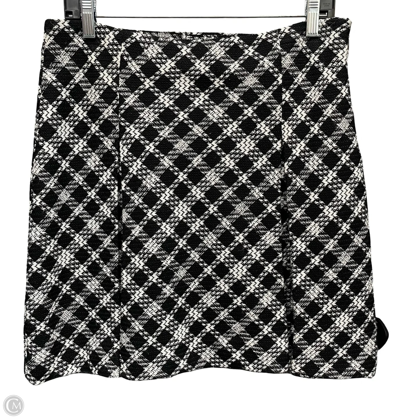Skirt Designer By Karl Lagerfeld In Black & White, Size: 8