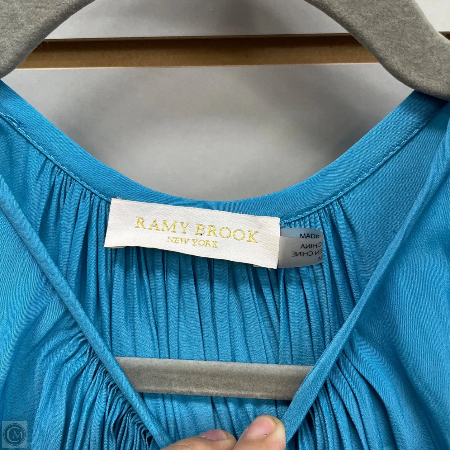 Blouse Sleeveless By Ramy Brook In Blue, Size: M