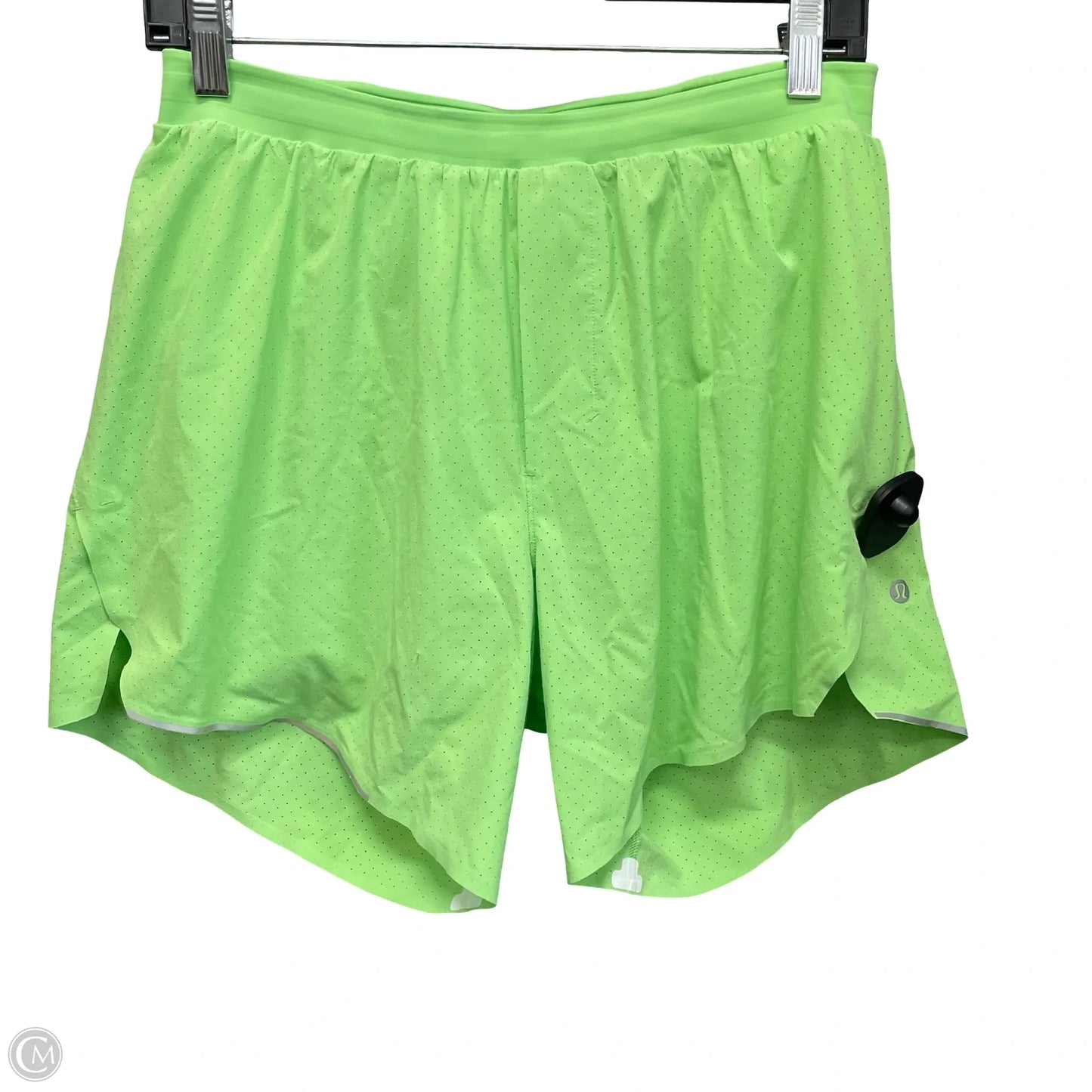 Athletic Shorts By Lululemon In Green, Size: M