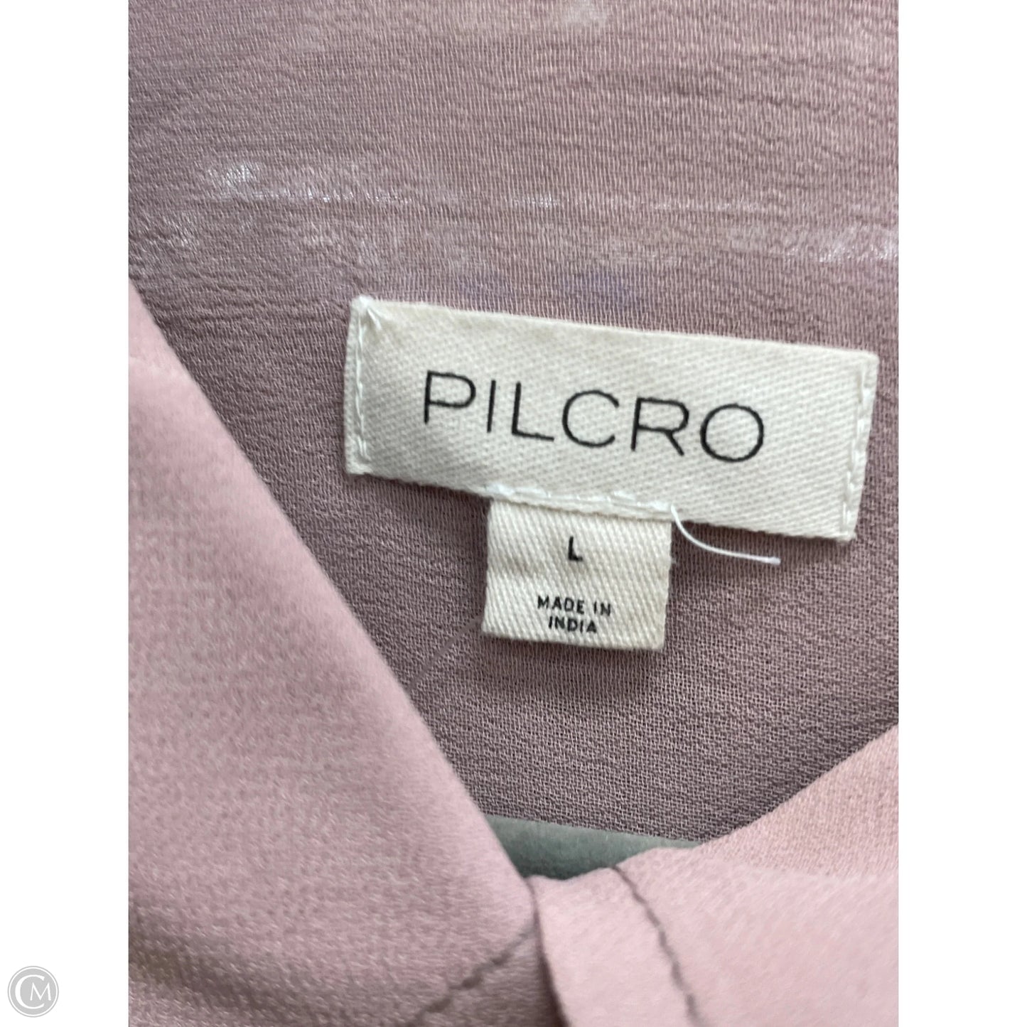 Blouse Long Sleeve By Pilcro In Pink, Size: L