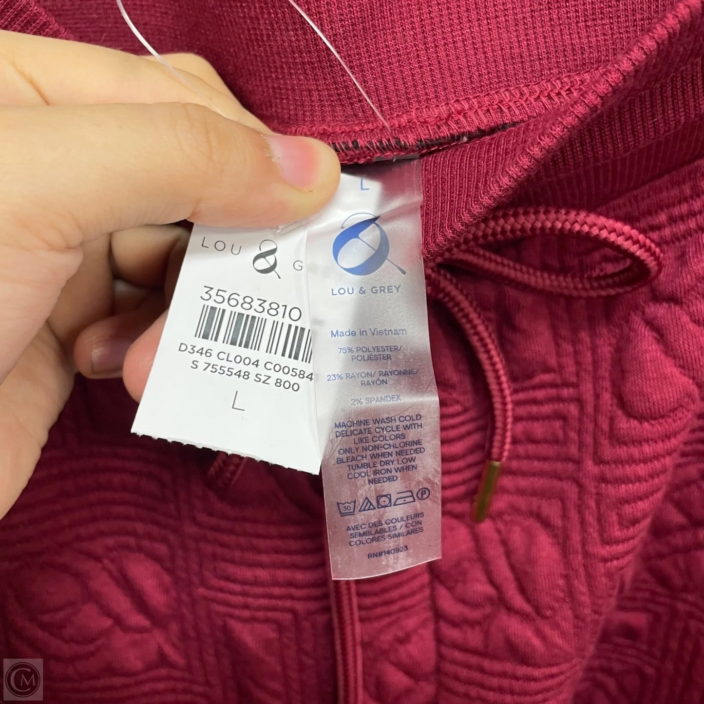 Pants Lounge By Lou And Grey In Red, Size: L