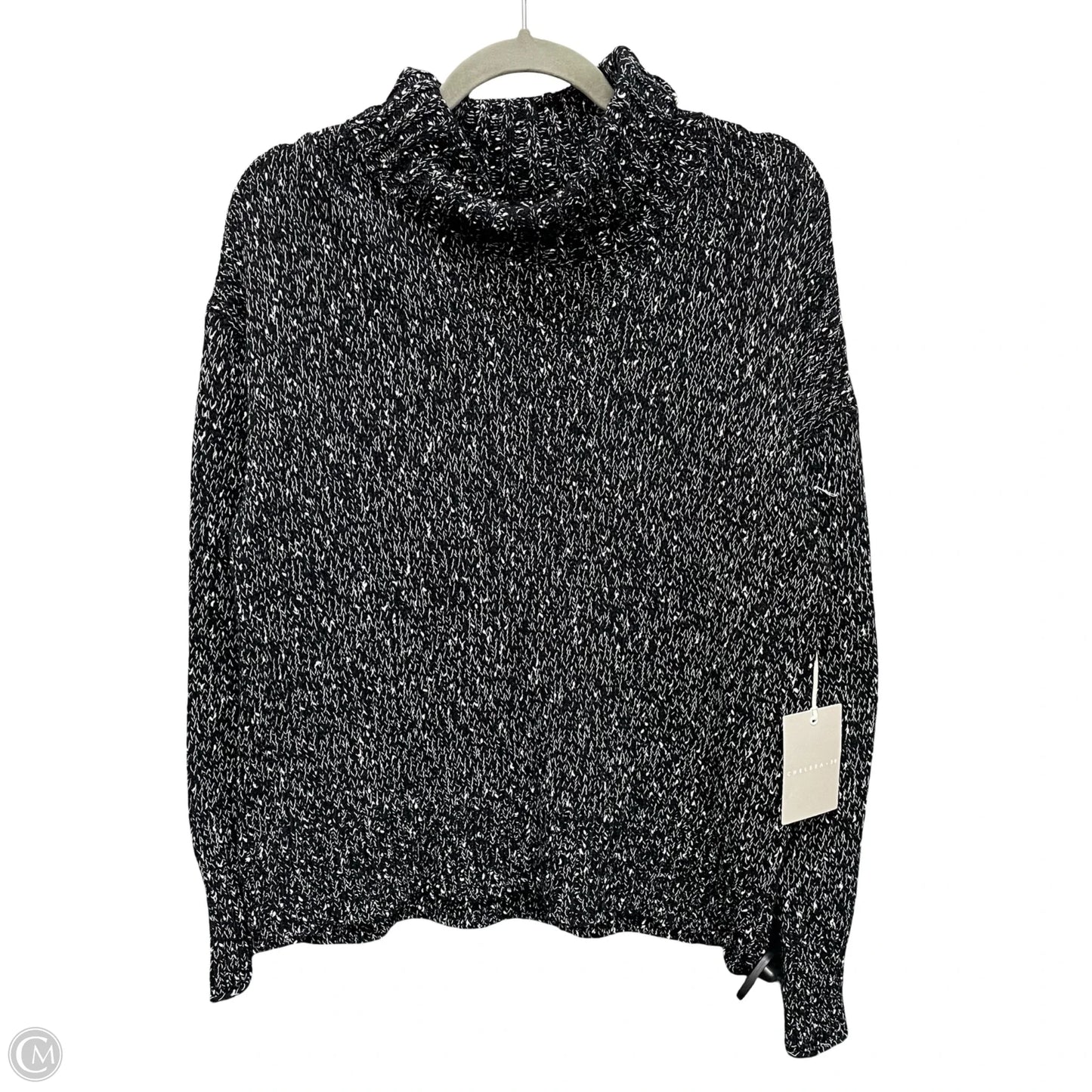 Sweater By Chelsea 28 In Black & White, Size: S