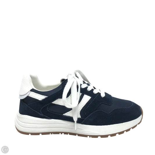 Shoes Sneakers By Steve Madden In Blue & White, Size: 6.5