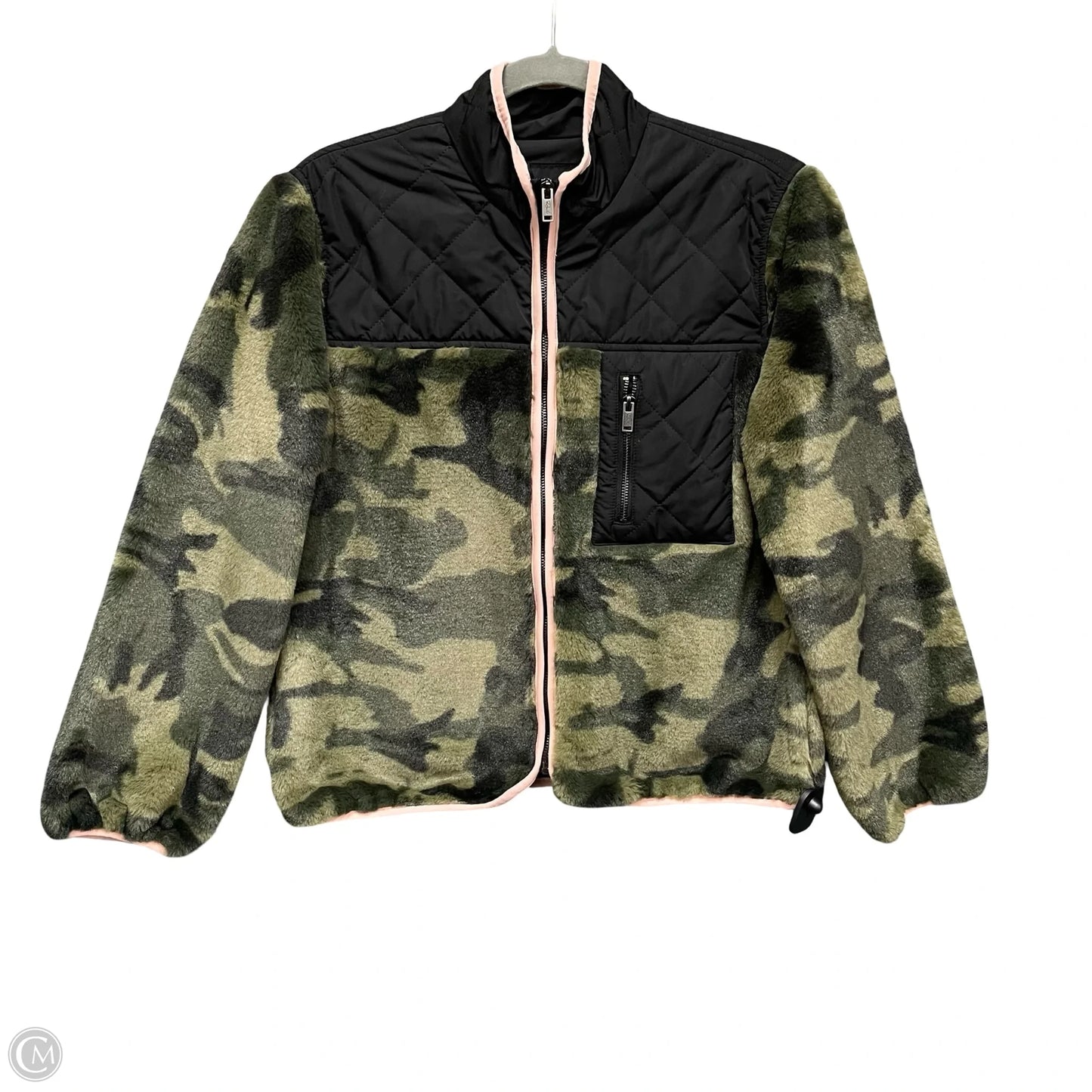 Jacket Faux Fur & Sherpa By Rails In Camouflage Print, Size: S