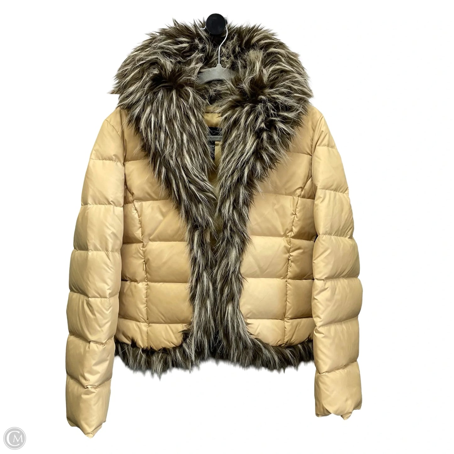 Jacket Puffer & Quilted By Inc In Yellow, Size: S