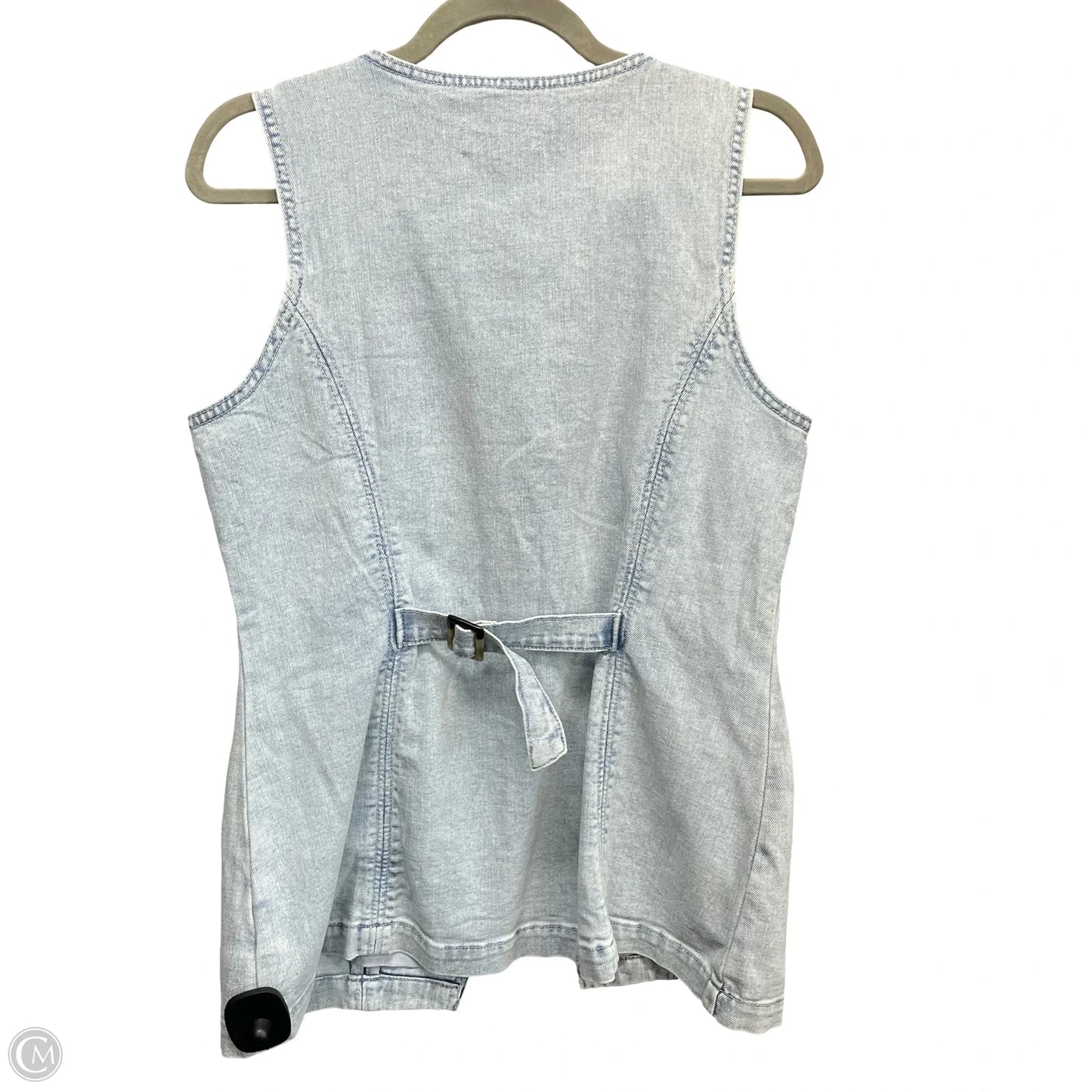 Vest Other By Banana Republic In Blue Denim, Size: 8