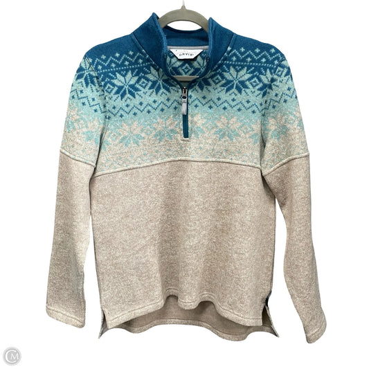 Sweater By Orvis In Multi-colored, Size: M