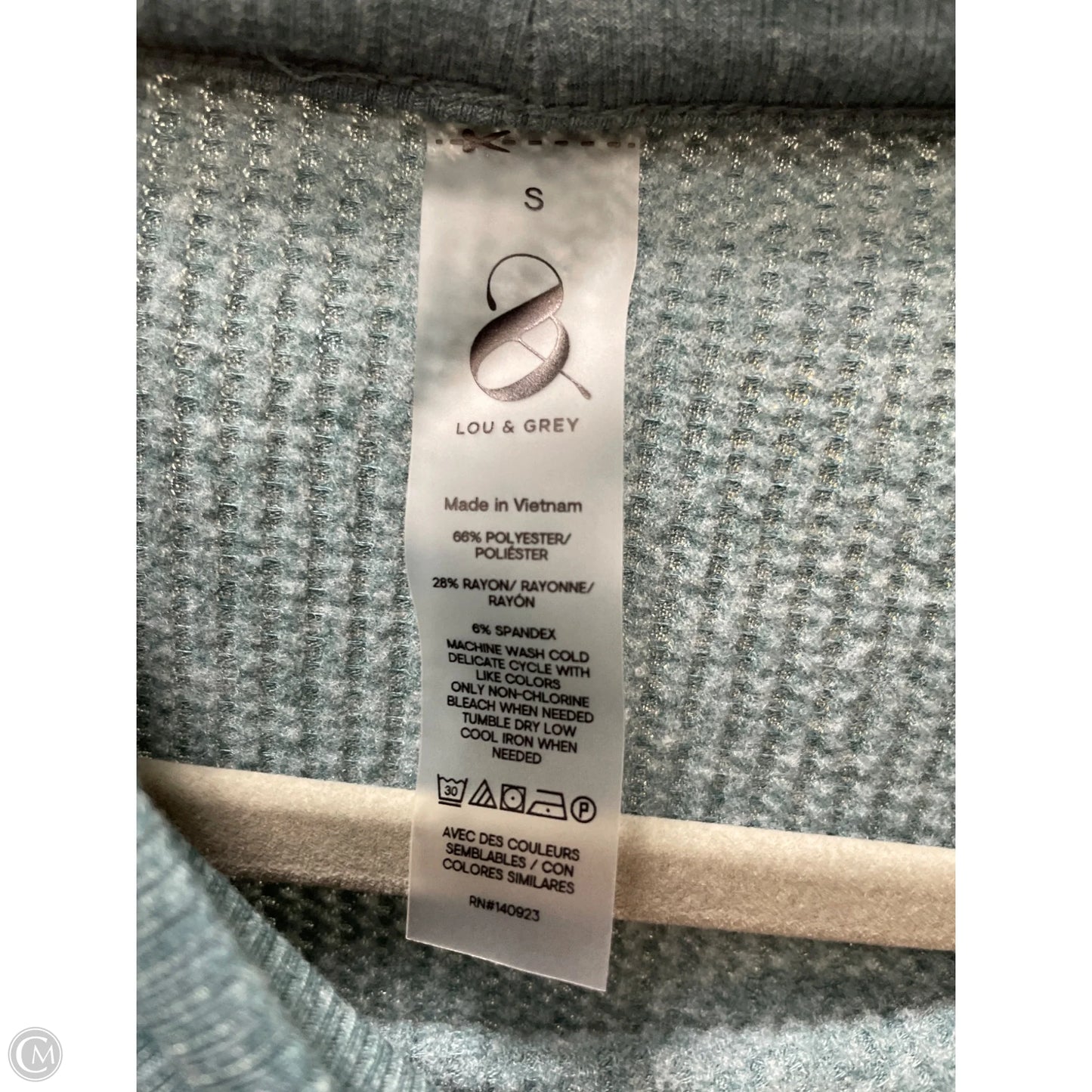 Top Long Sleeve By Lou And Grey In Green, Size: S