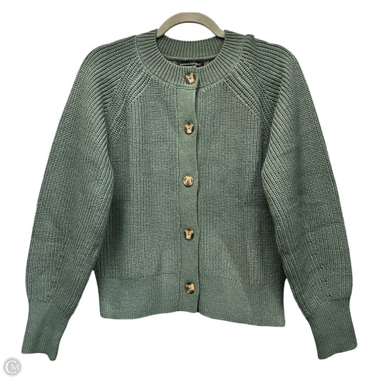 Sweater Cardigan By Banana Republic In Green, Size: Xs