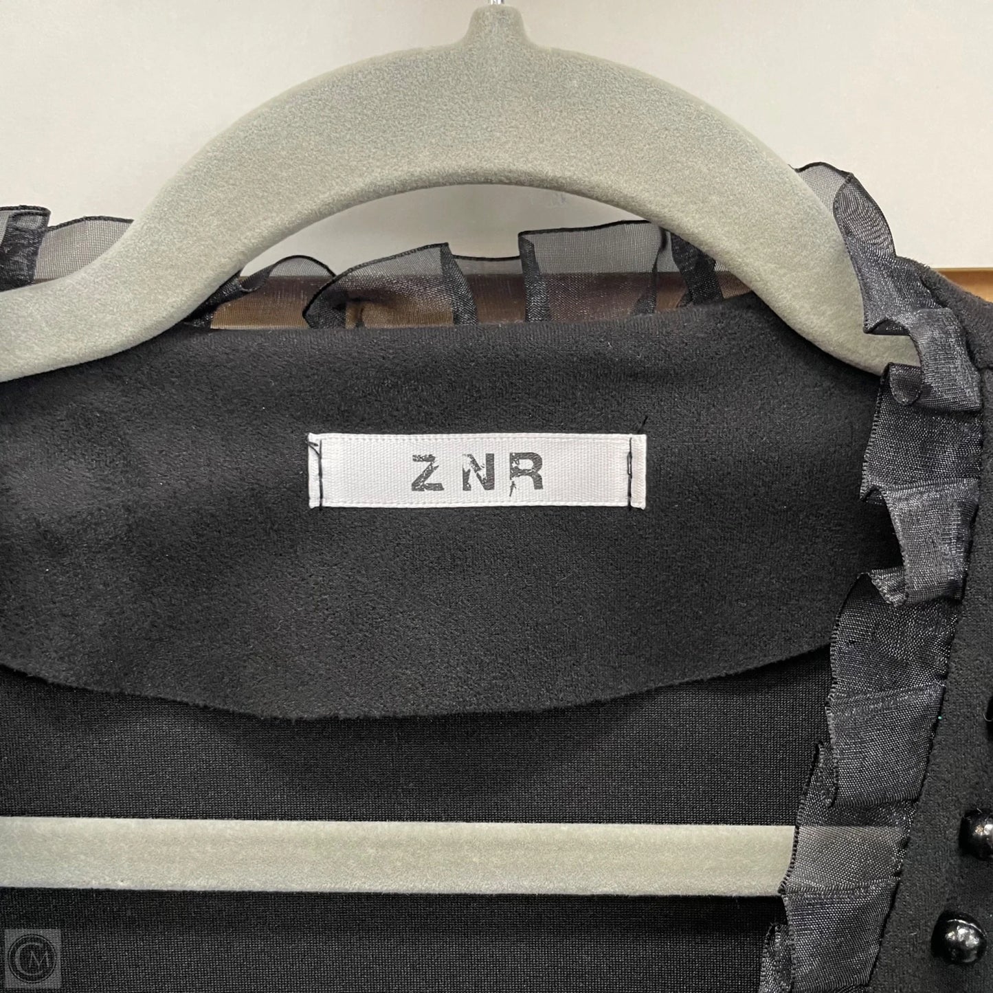 Blazer By Clothes Mentor In Black, Size: S