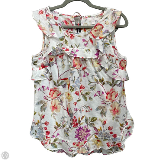 Blouse Sleeveless By Lc Lauren Conrad In Multi-colored, Size: Xs