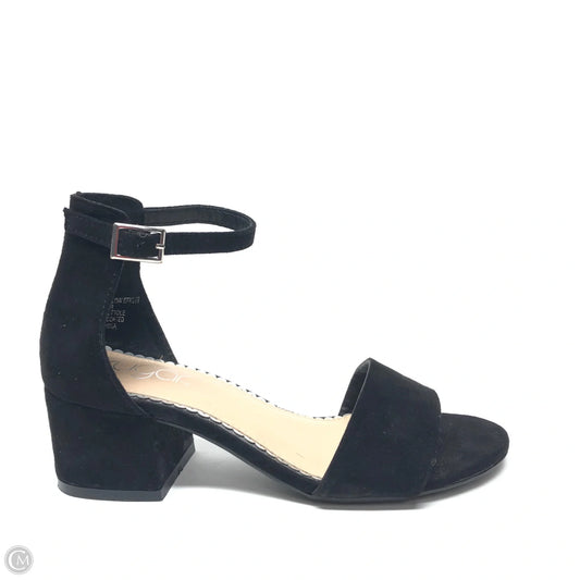Sandals Heels Block By Sugar In Black, Size: 5