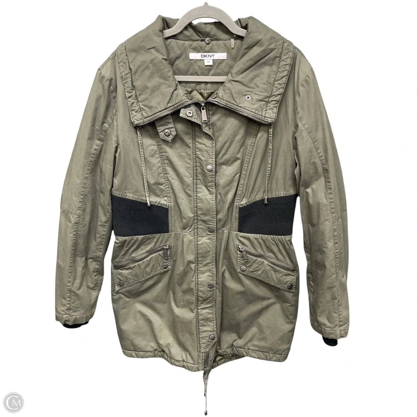 Coat Other By Dkny In Green, Size: M