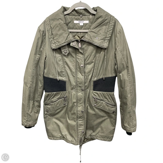 Coat Other By Dkny In Green, Size: M