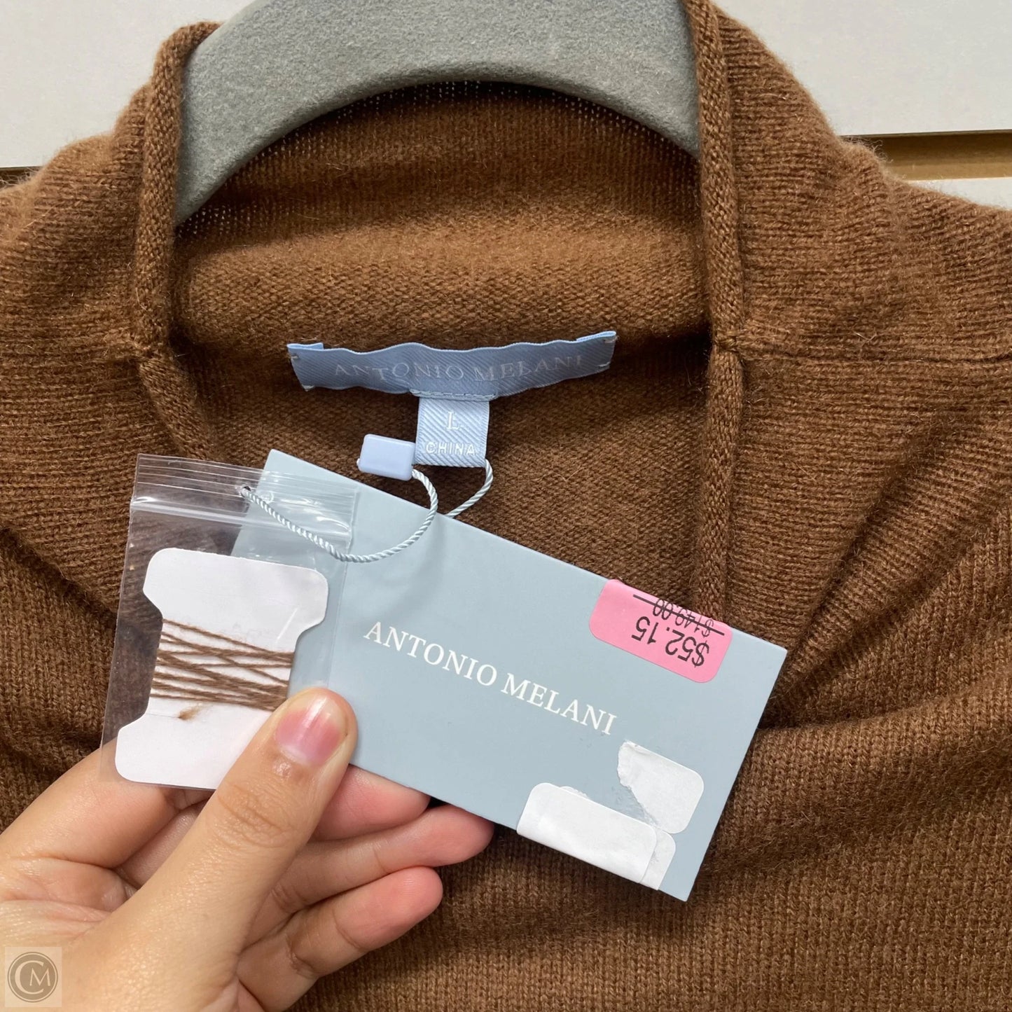 Sweater Cashmere By Antonio Melani In Brown, Size: L