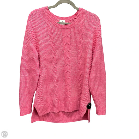 Sweater By Cabi In Pink, Size: S