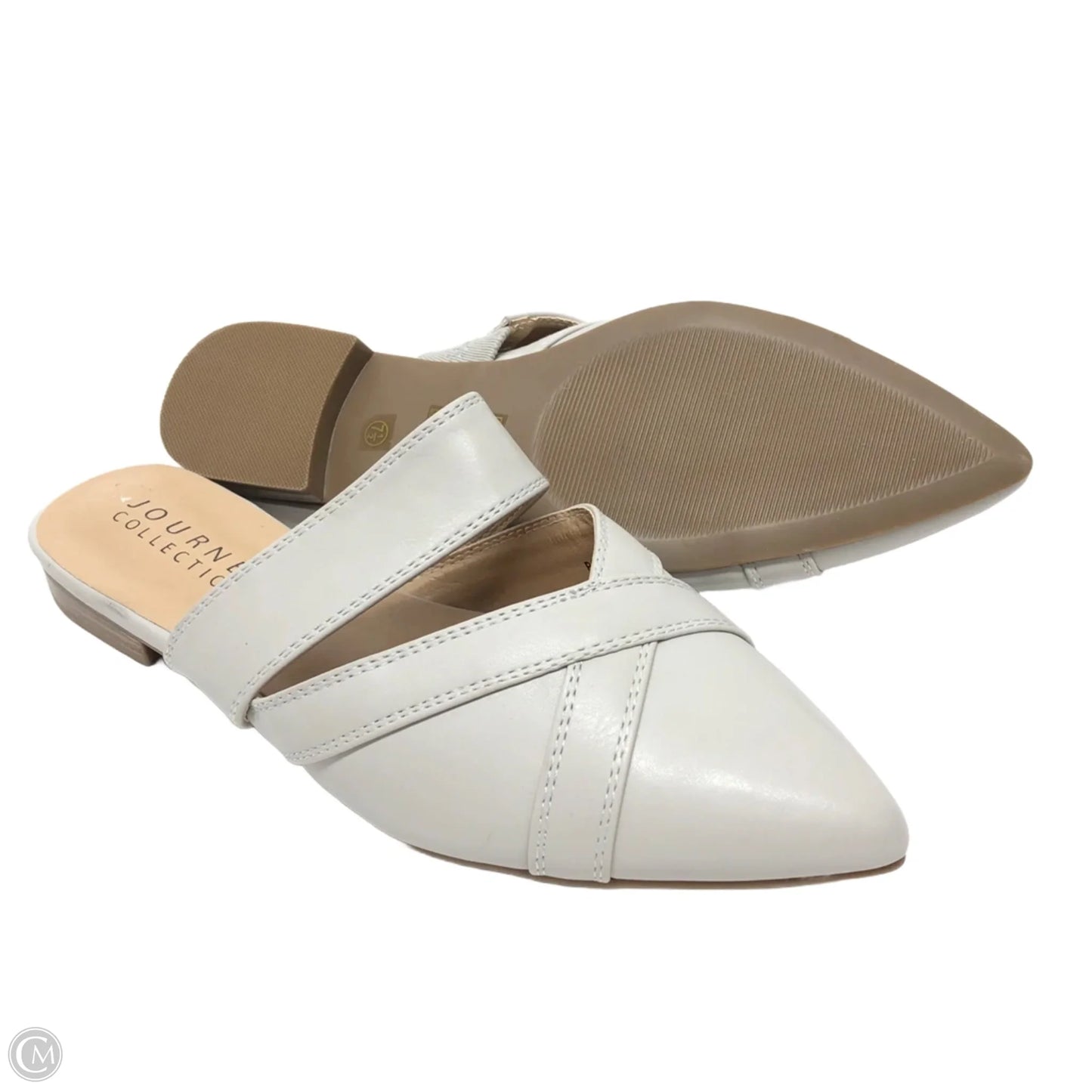 Shoes Flats By Journee In Grey, Size: 7.5