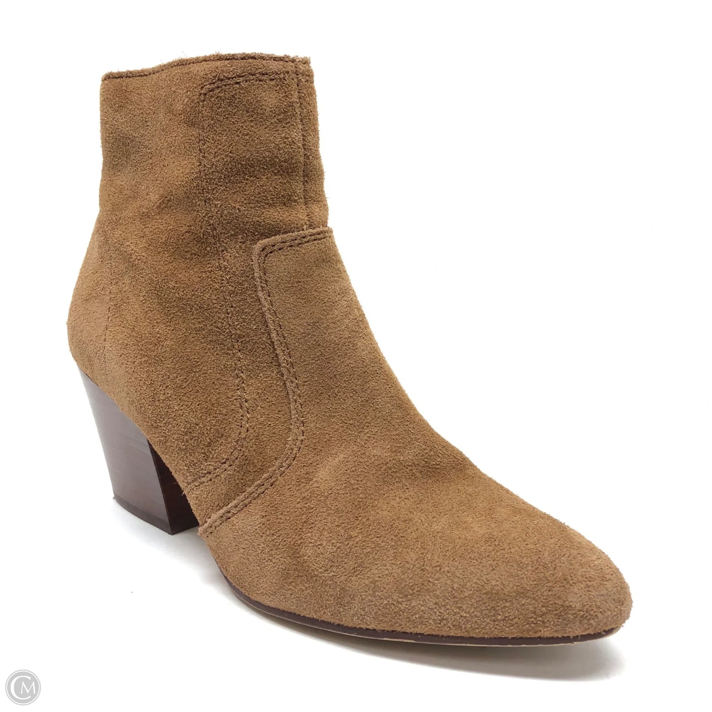 Boots Ankle Heels By Chelsea And Violet In Tan, Size: 6
