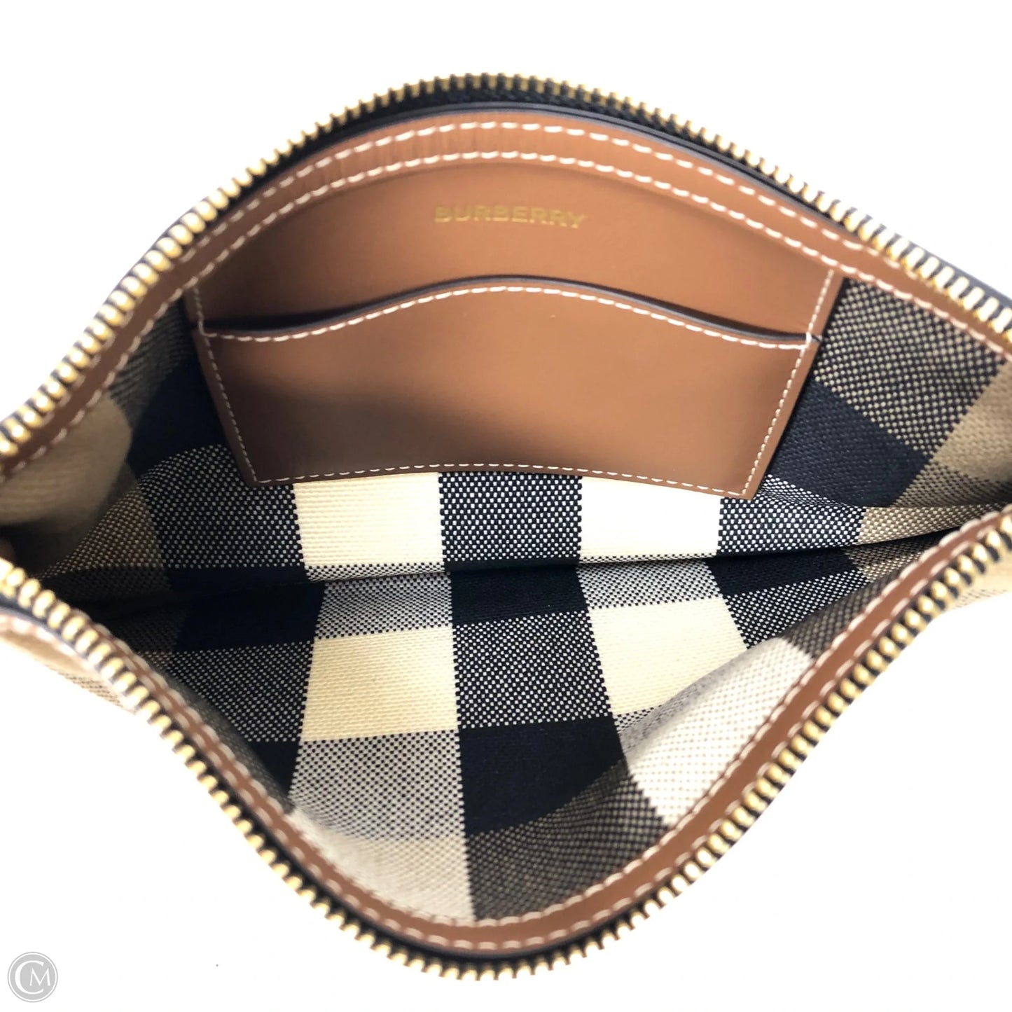 Wristlet Luxury Designer By Burberry, Size: Large