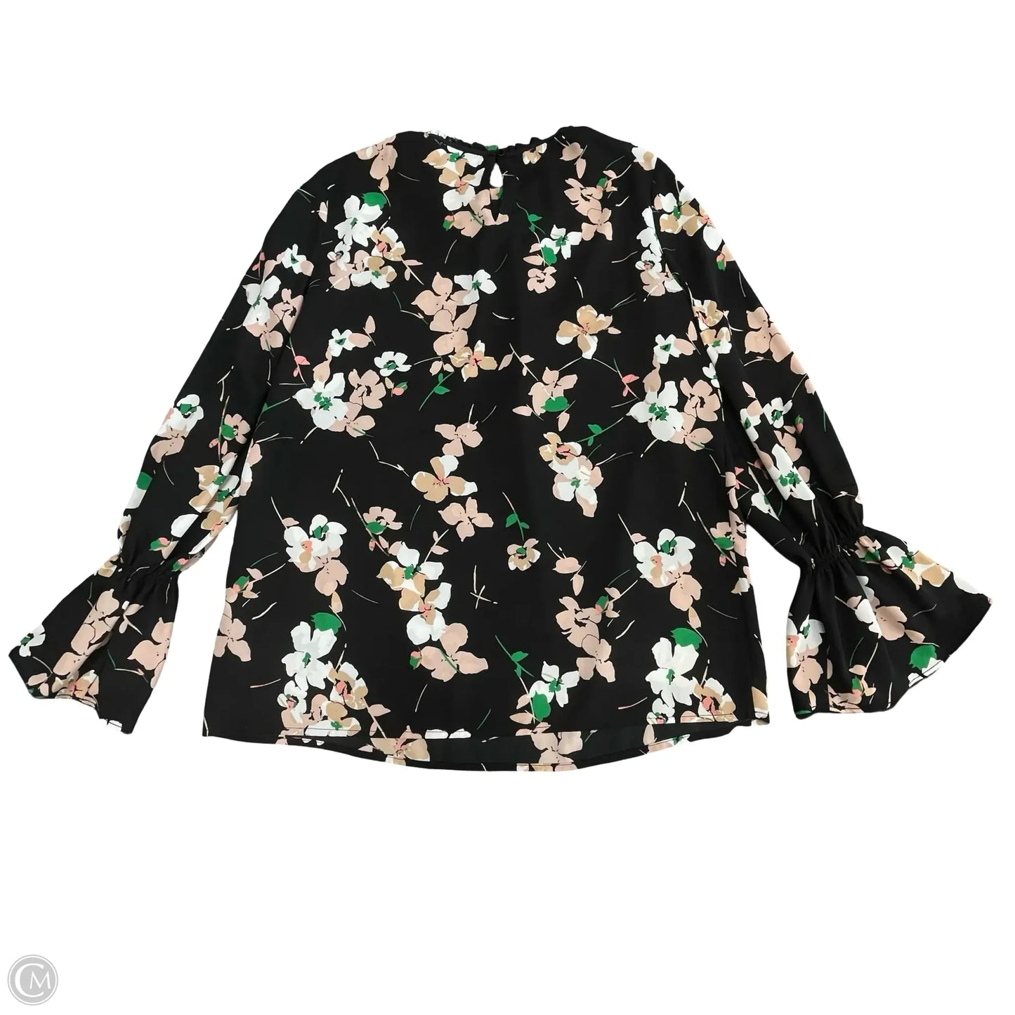 Blouse Long Sleeve By Banana Republic In Animal Print, Size: S