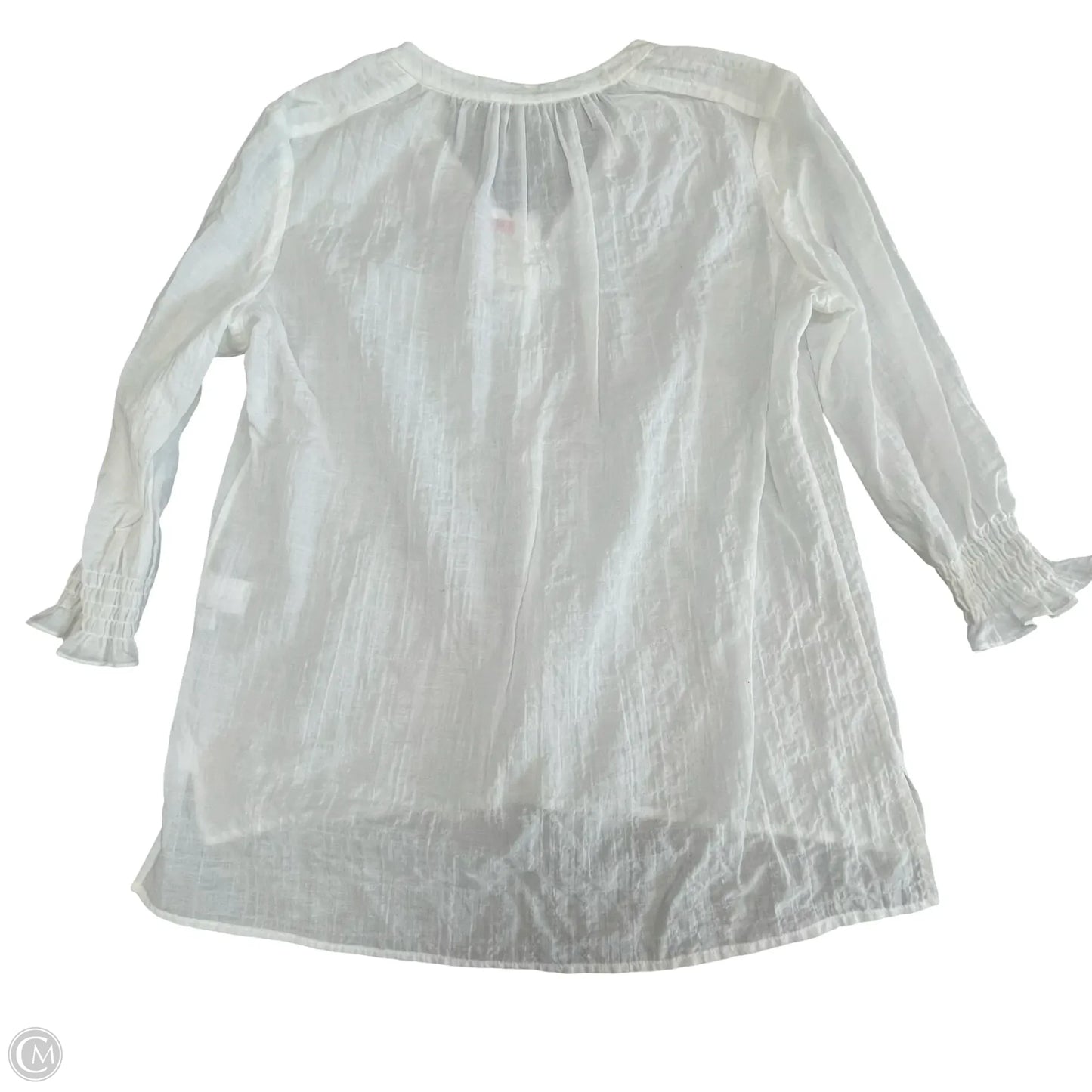 Top Short Sleeve By Loft In Black, Size: Mp