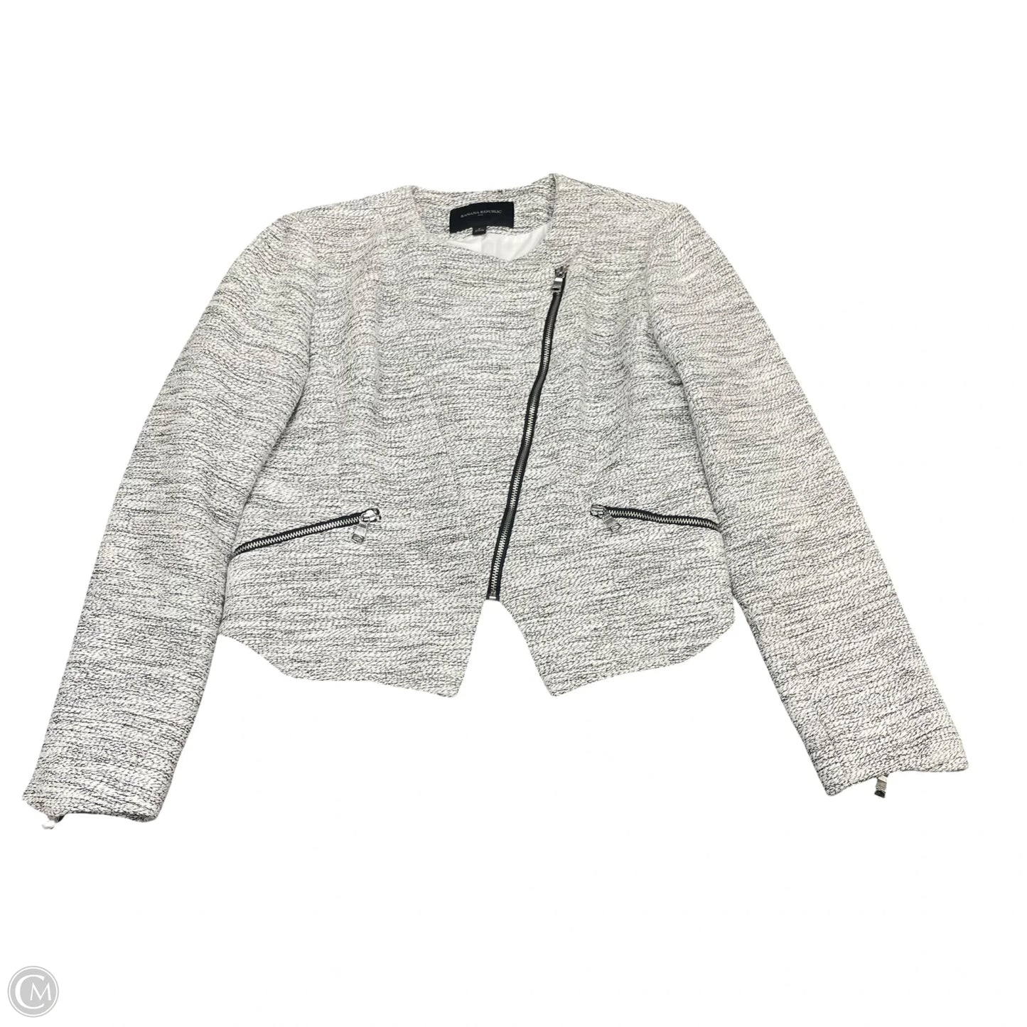 Blazer By Banana Republic In Black & White, Size: 6