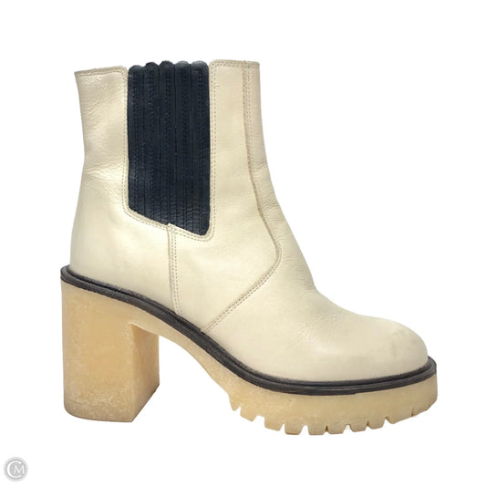 Boots Ankle Heels By Free People In Cream, Size: 8
