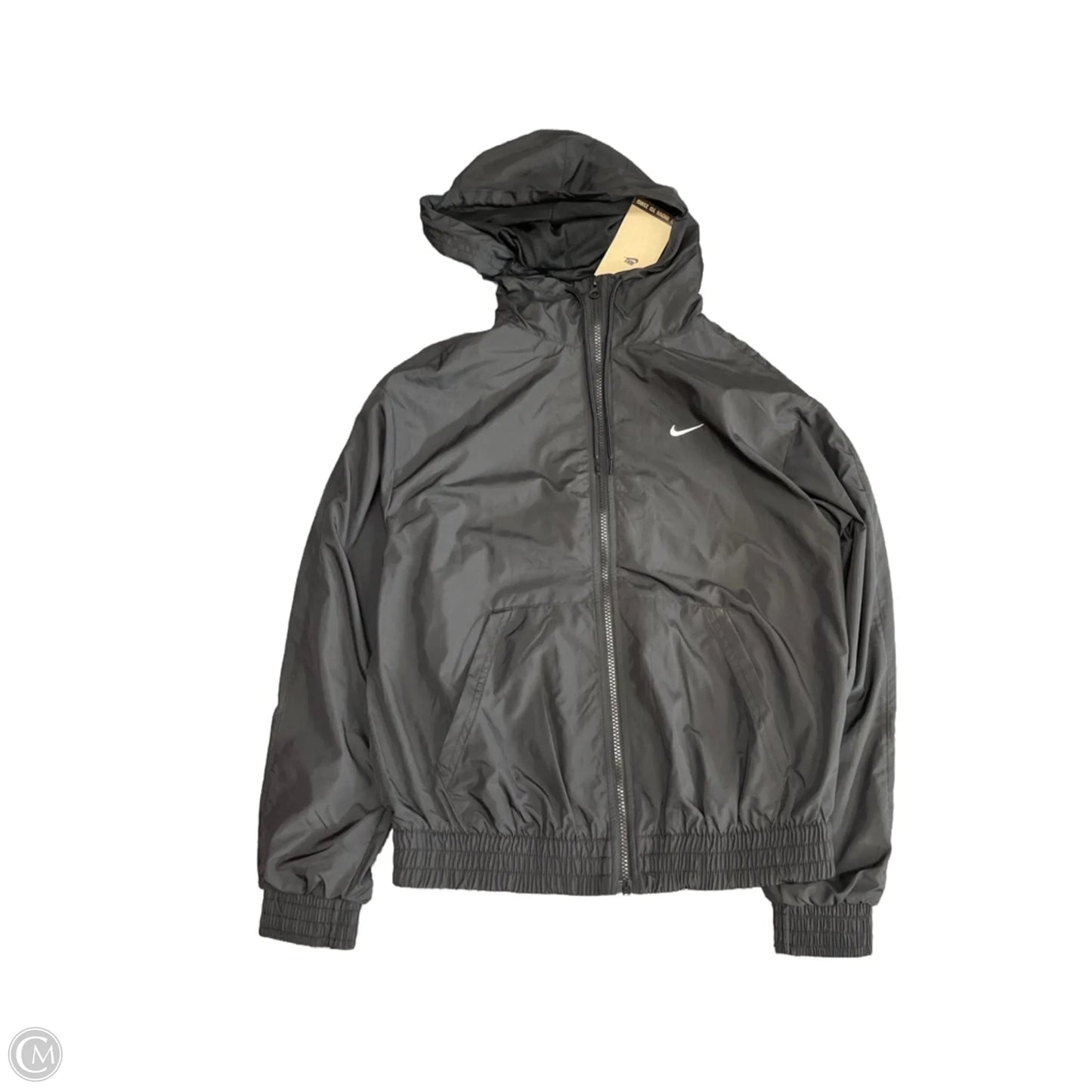 Athletic Jacket By Nike In Black, Size: Xs