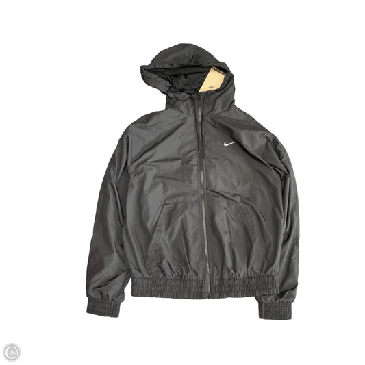 Athletic Jacket By Nike In Black, Size: Xs